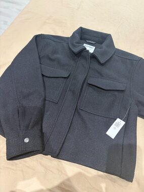 Old Navy Black Cropped Utility Jacket